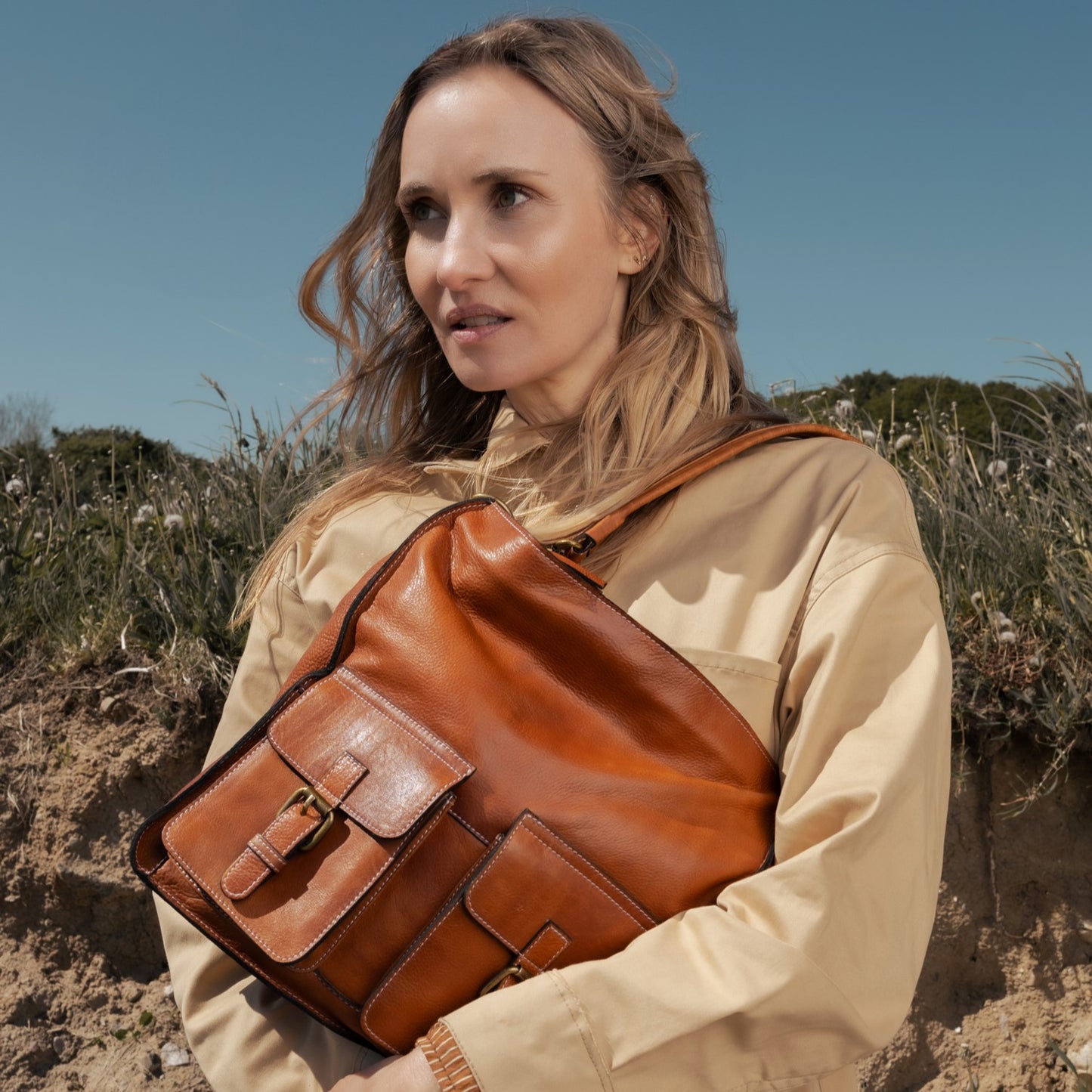 Re:Designed taske, Heda Big, Burned Tan