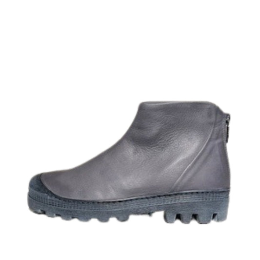 Lofina kort støvle med lynlås bag inky blue 8201