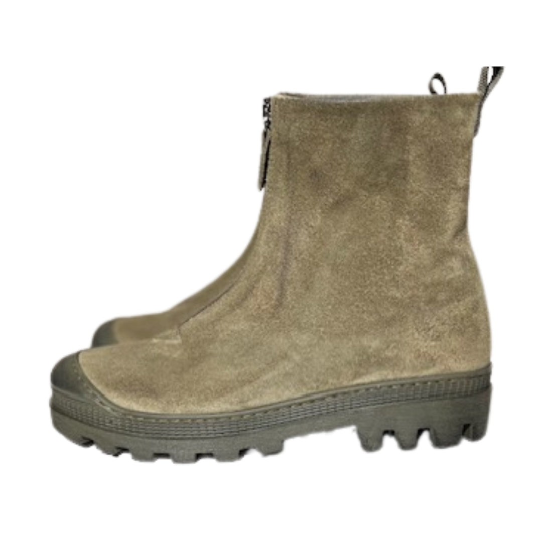 Lofina Støvle med front lynlås, Stone, 967
