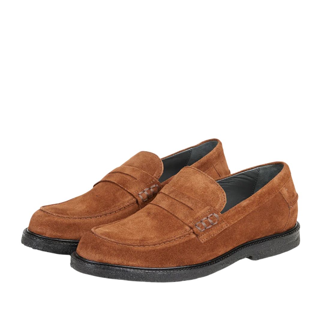 Angulus Penny Loafers, brun