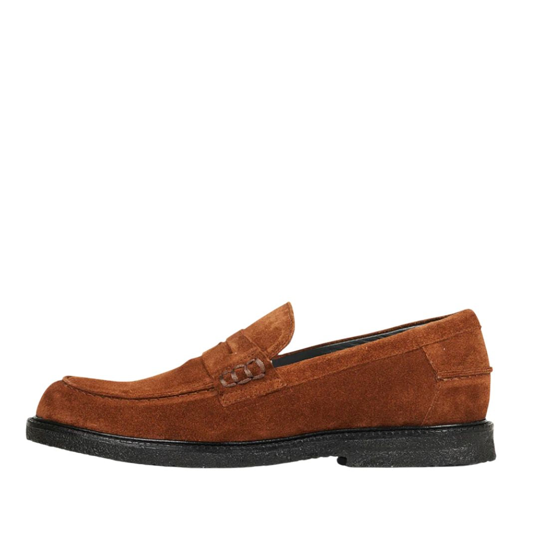 Angulus Penny Loafers, brun
