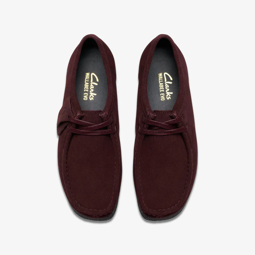 Clarks Wallabee merlot
