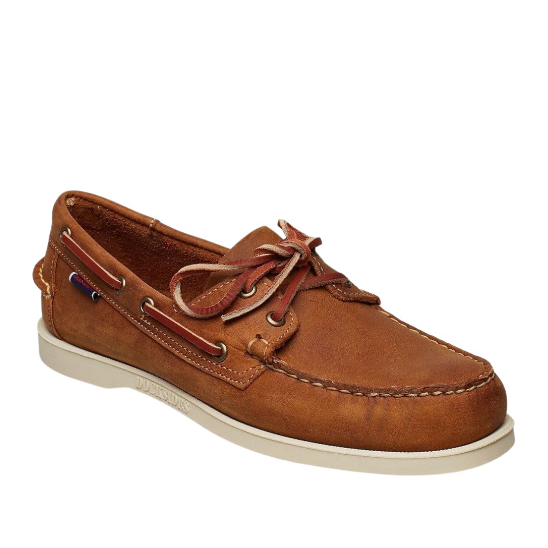 Sebago Docksides, Crazy, Brown Tan