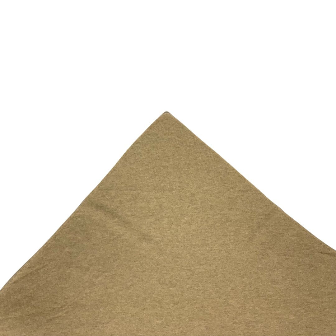 Trekantet tørklæde i 100% cashmere, beige