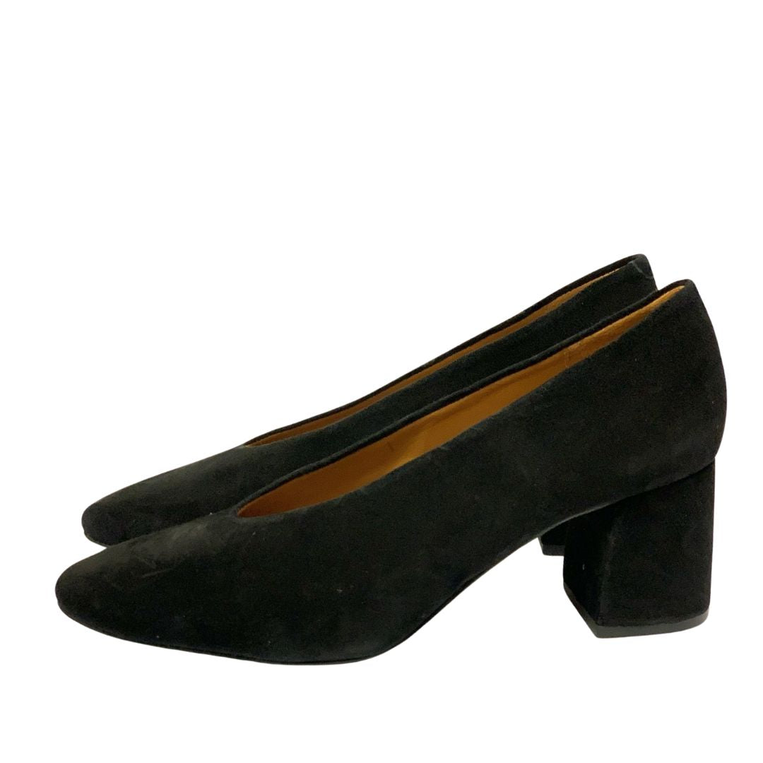 Audley pumps, sort ruskind
