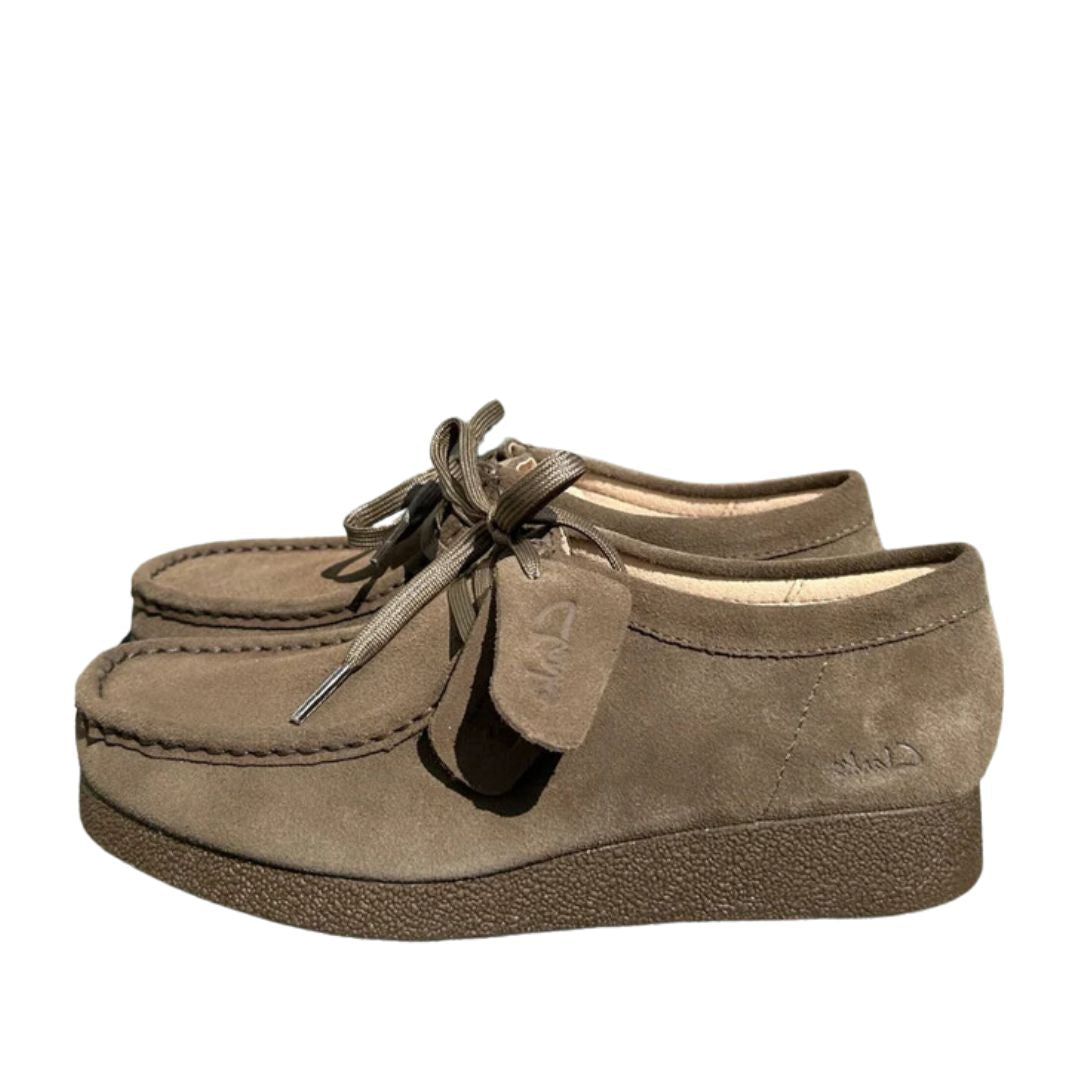 Clarks sko, Wallabee EVO ,suede, Oliven