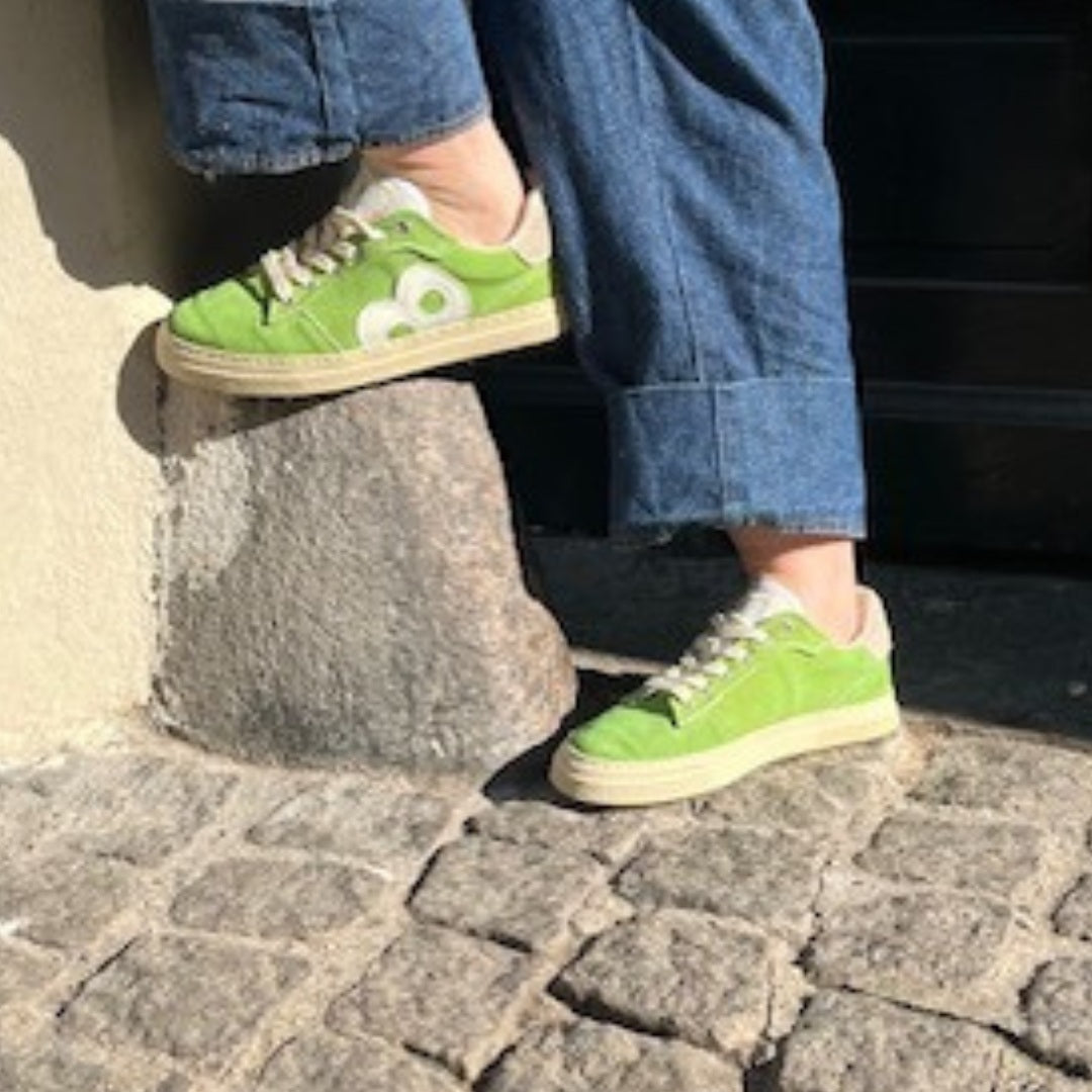 8Beaufort, Sneakers, Grøn Ruskind