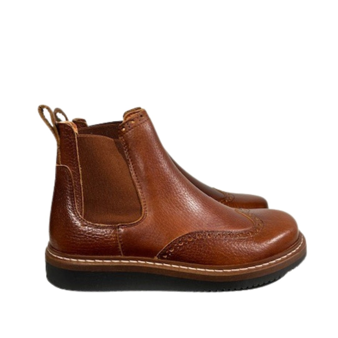 Nature støvle, Gudrun tobacco tumbled leather