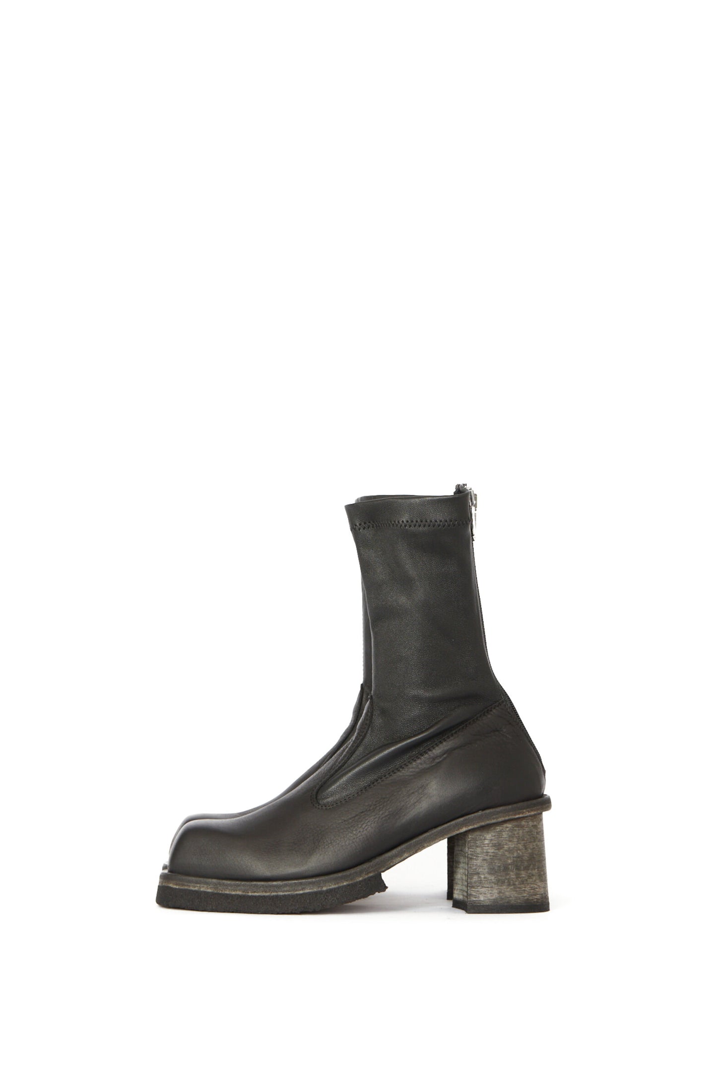 Lofina støvle sort med hæl 8303