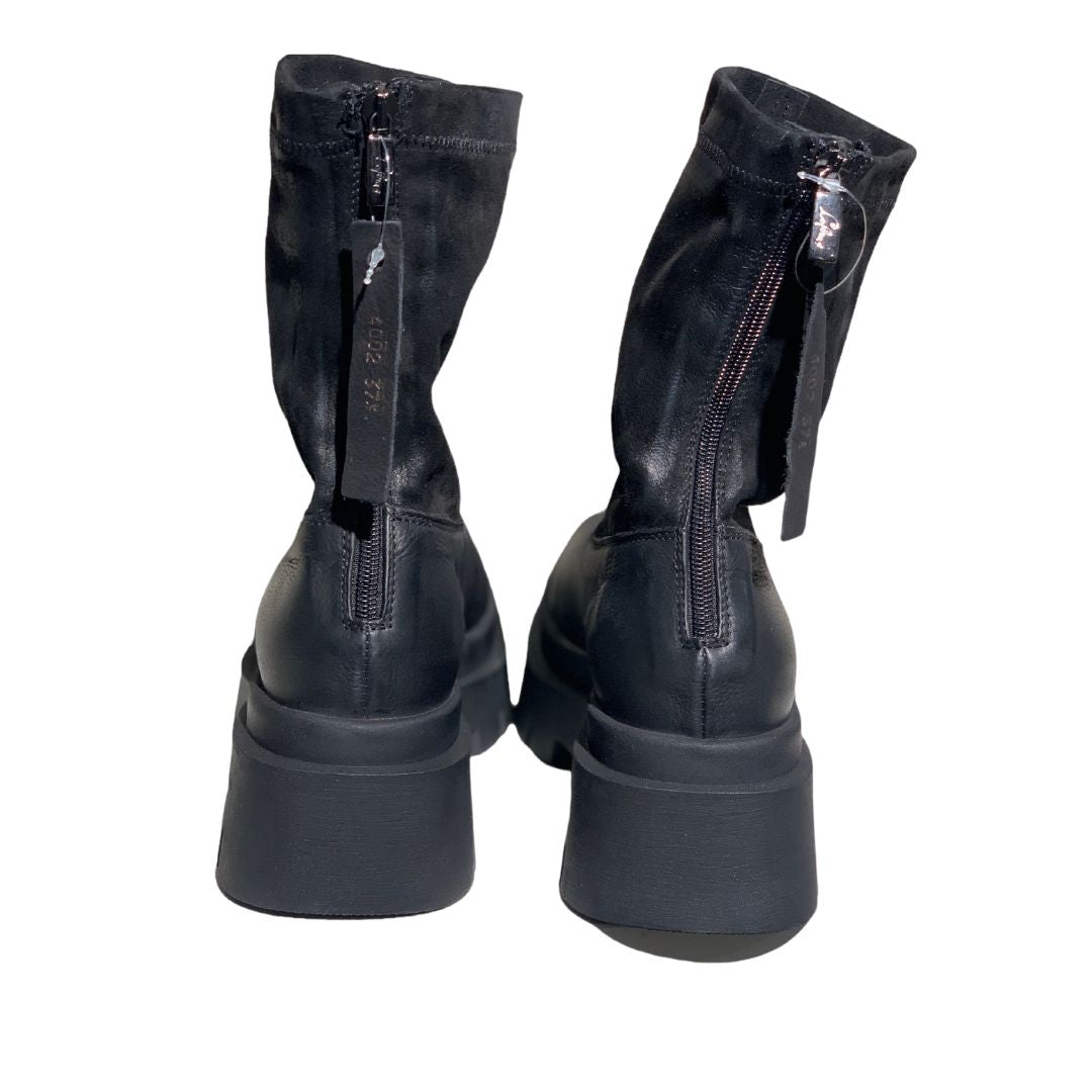 Lofina støvle, stretch, Nero (sort)