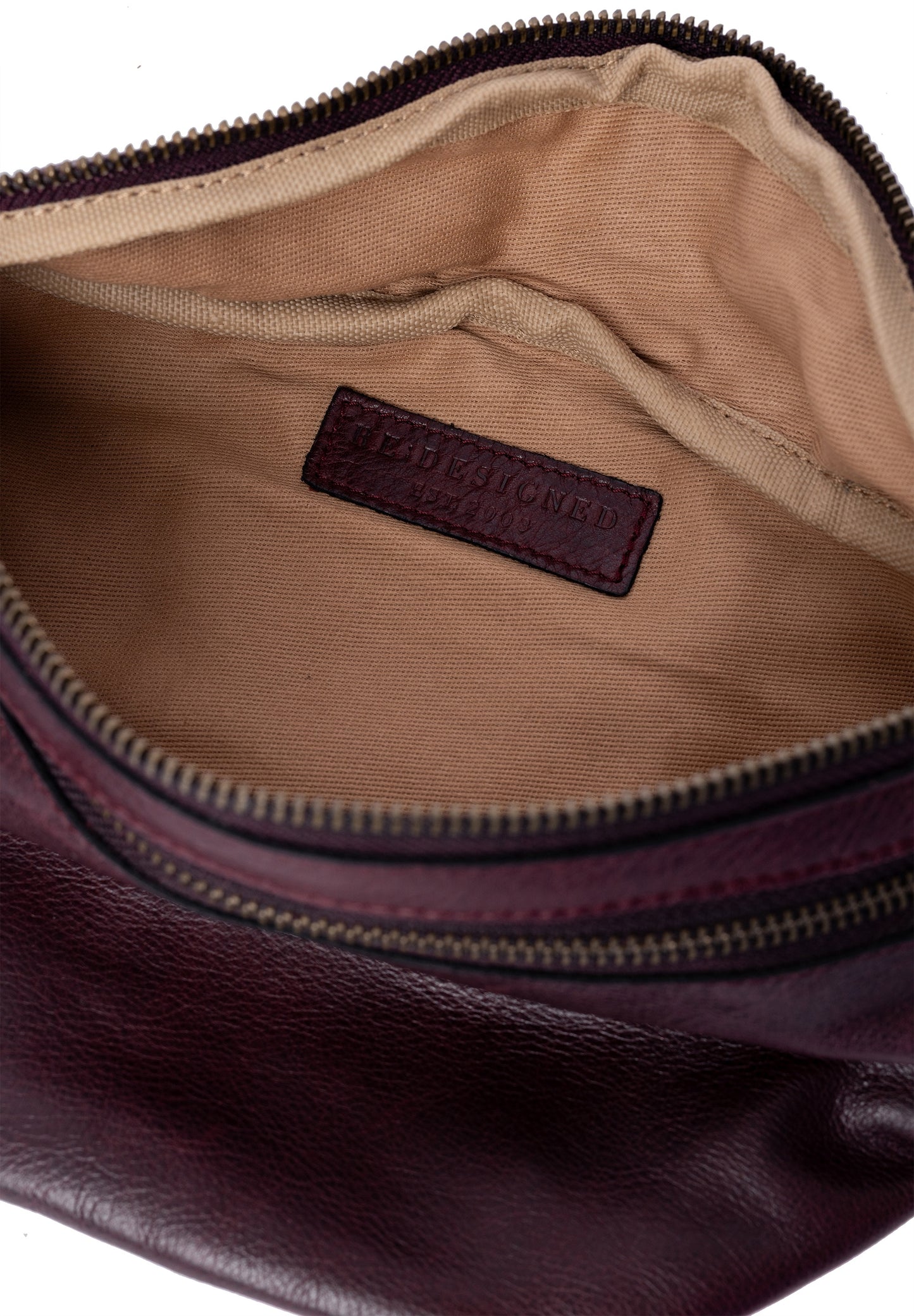 RE-DESIGNED Bæltetaske, Faust, Dark Cherry, 4875