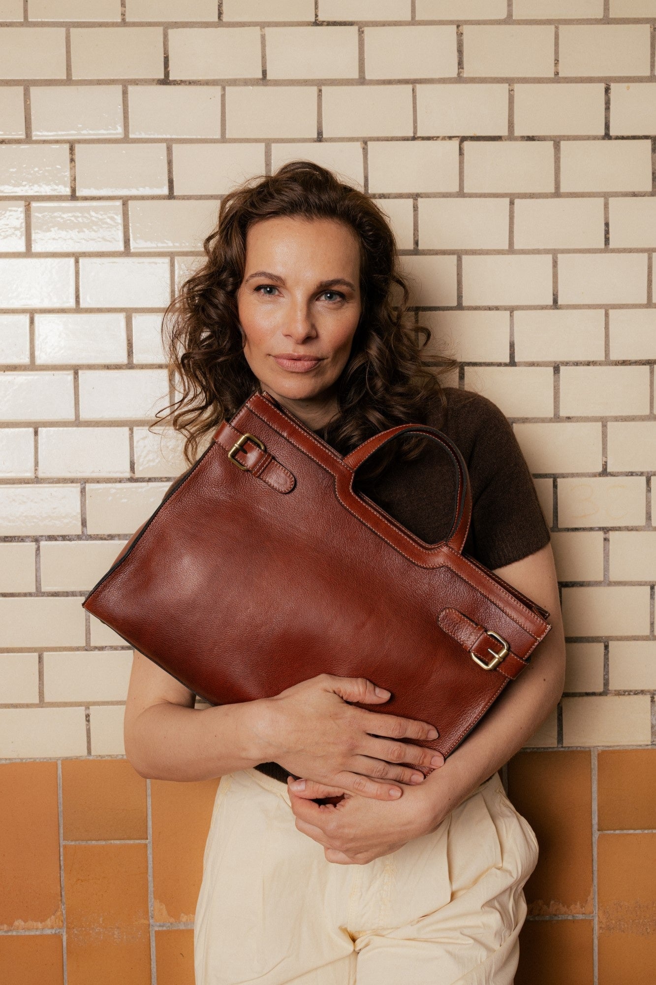 RE:DESIGNED Taske, May Big, Cognac, 6525