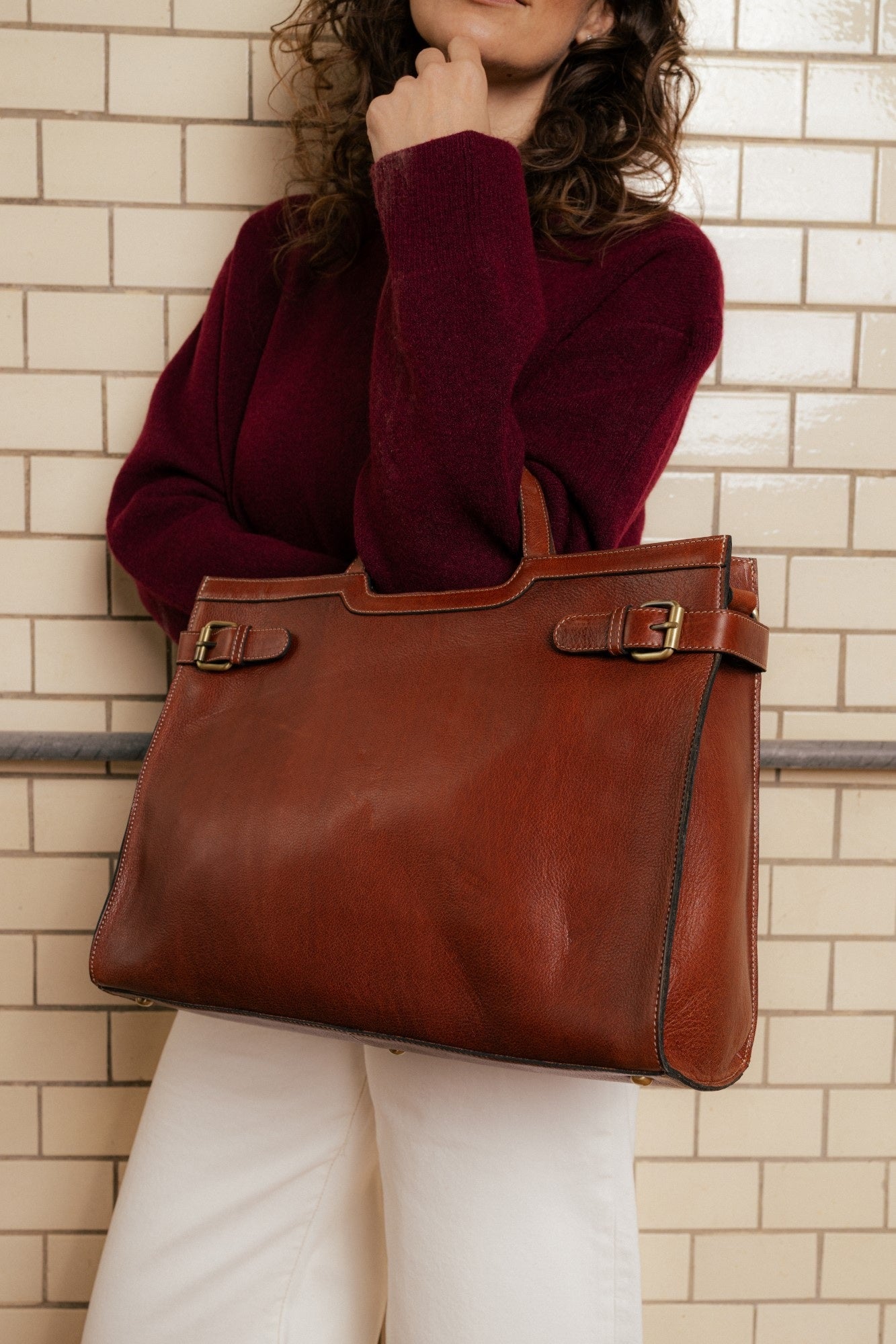 RE:DESIGNED Taske, May Big, Cognac, 6525