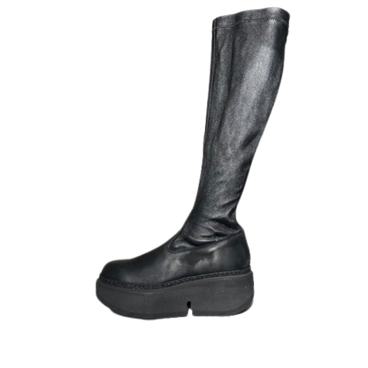 Lofina lang støvle sort 8344