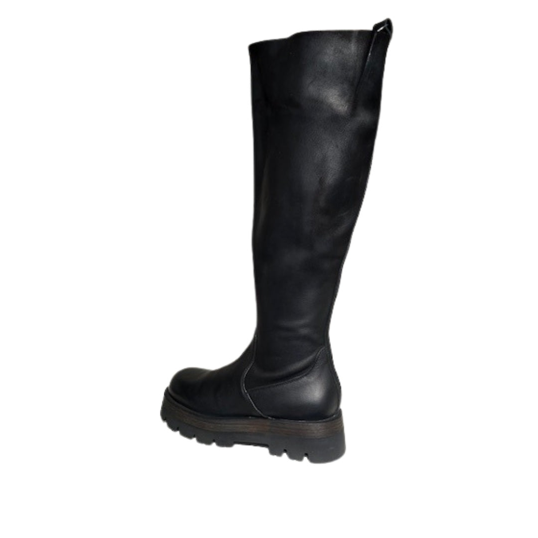 Lofina lang støvle sort 8521