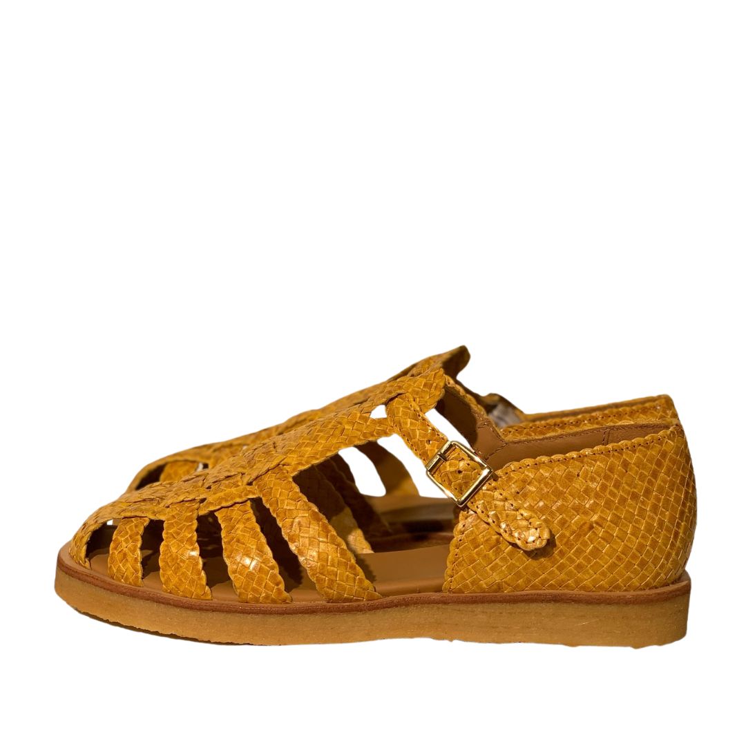 Angulus  Sandal, 5516, flet, Sun Yellow Braid