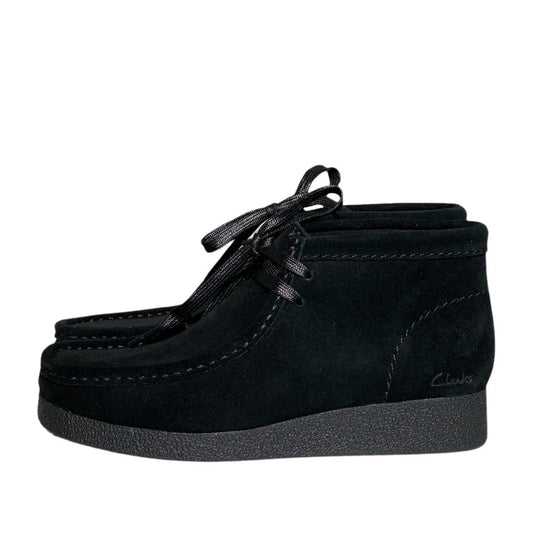 Clarks herrestøvle, Wallabee EVO ,suede, black