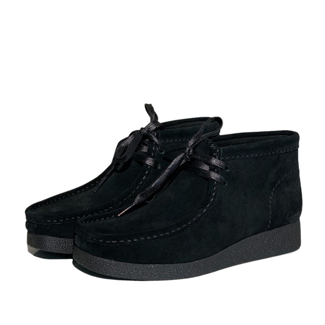 Clarks herrestøvle, Wallabee EVO ,suede, black