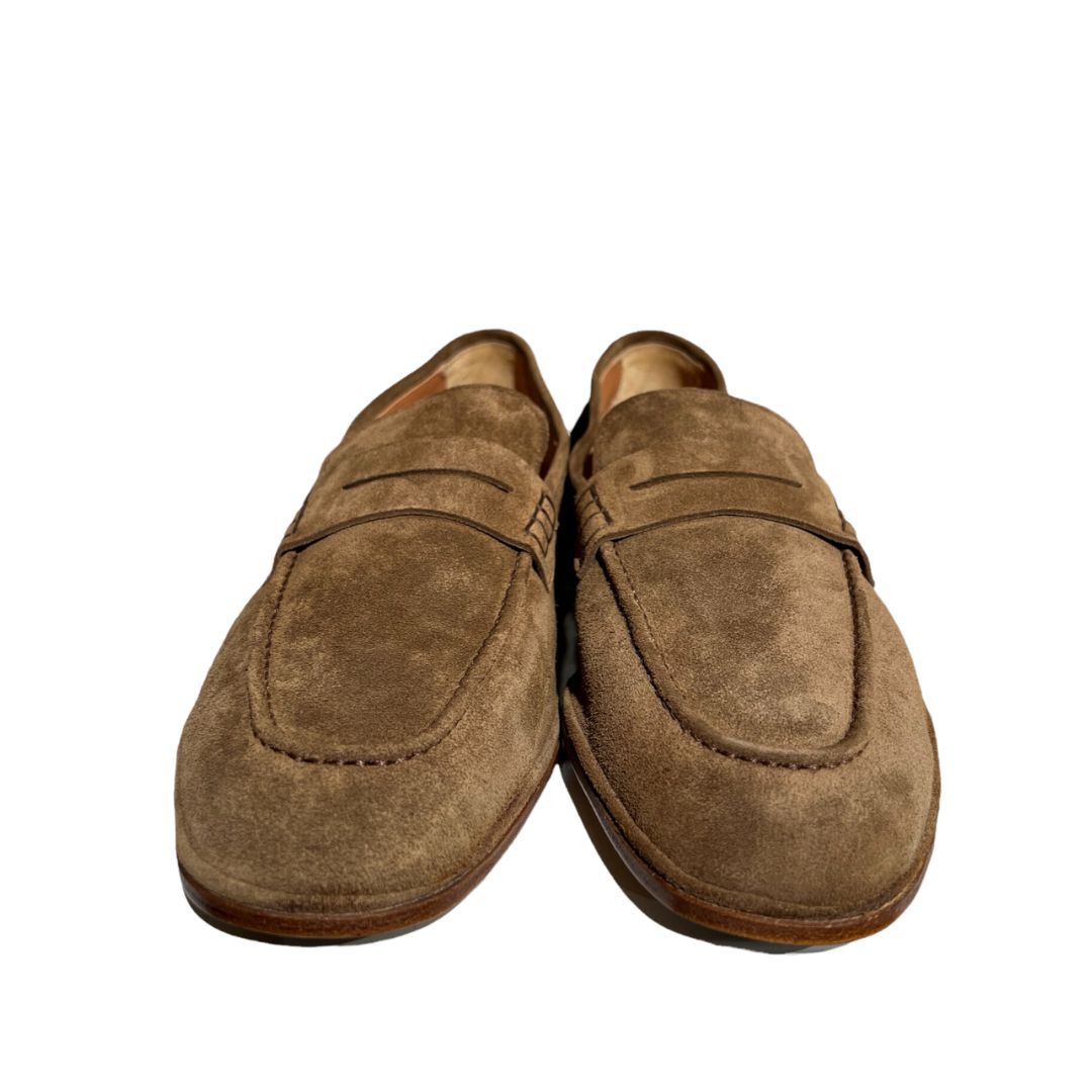 Elia Maurizi - Herreloafers - Brun ruskind