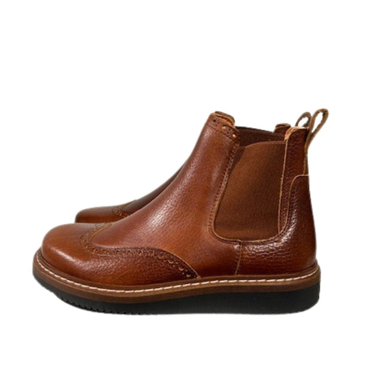 Nature støvle, Gudrun tobacco tumbled leather