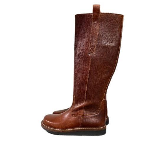 Nature lang støvle, Liv tobacco tumbled leather