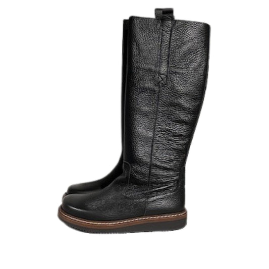 Nature lang støvle, Liv sort tumbled leather