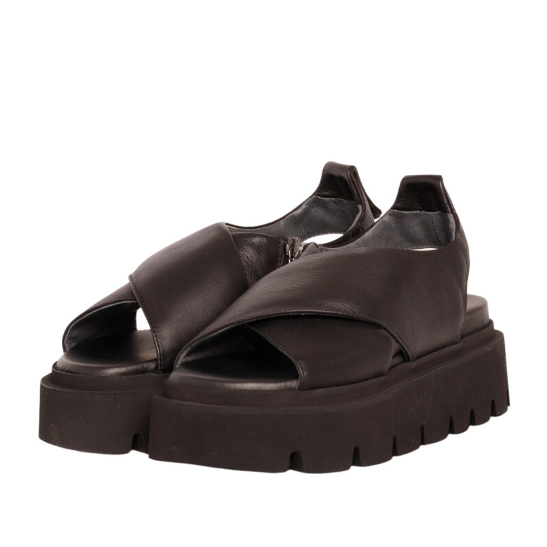 Lofina sandal, Nero (sort)