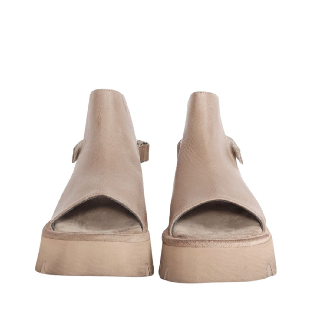 Lofina sandal, Malto, lys beige