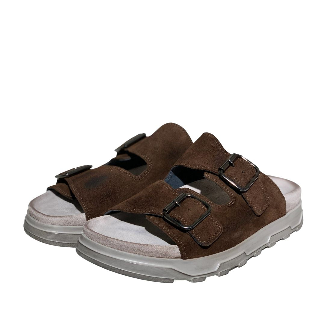 Lofina sandal, fodsengssål, espresso