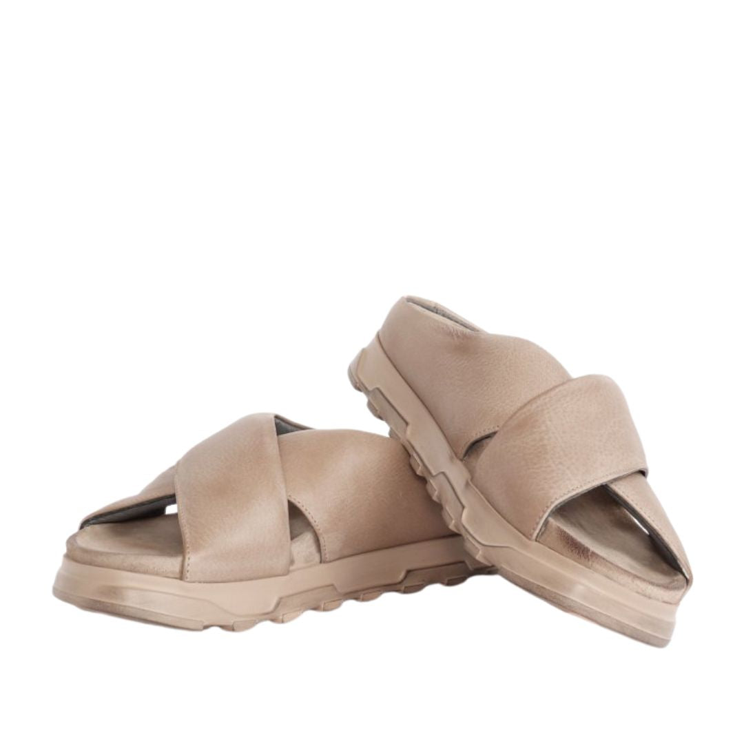 Lofina fodsengssandal, Malto, lys beige