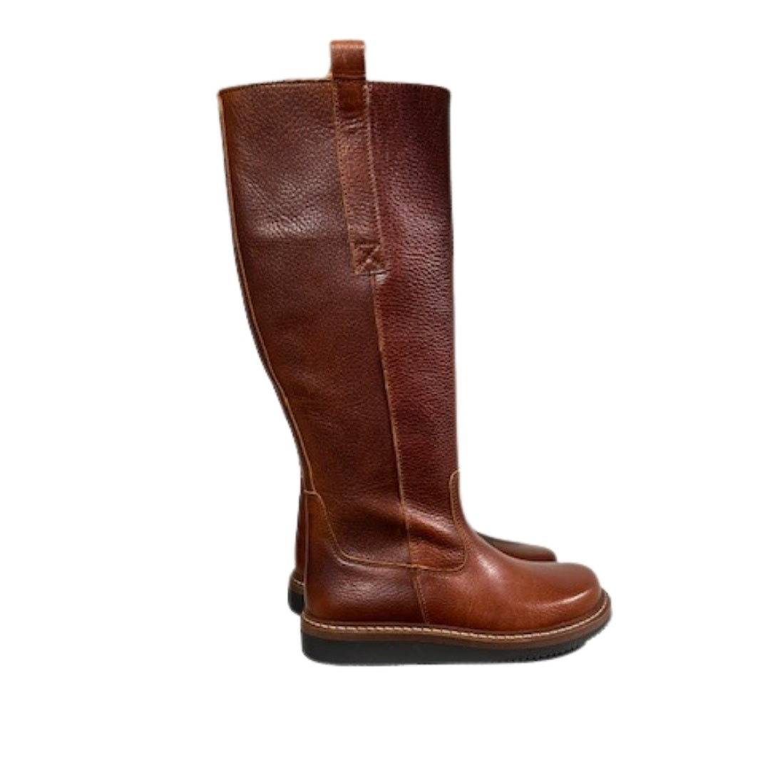 Nature lang støvle, Liv tobacco tumbled leather