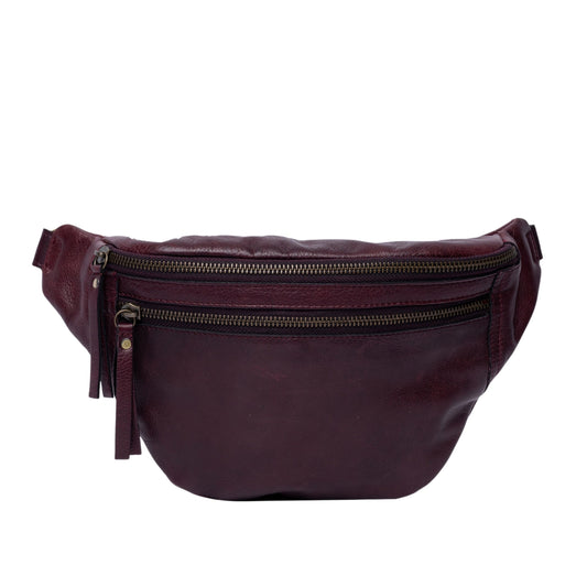 RE-DESIGNED Bæltetaske, Faust, Dark Cherry, 4875