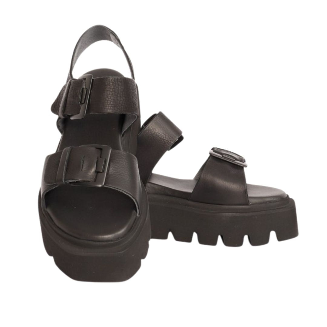 Lofina sandal, Nero (sort) 3346